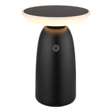 Globo - LED Ściemnialna solární dotykowa lampa LED/10W/3,7V IP54 czarny