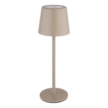 Globo - LED Ściemnialna zewnętrzna dotykowa lampa stołowa LED/2W/5V 3000/4000/6000K 2200 mAh IP44 kremowa