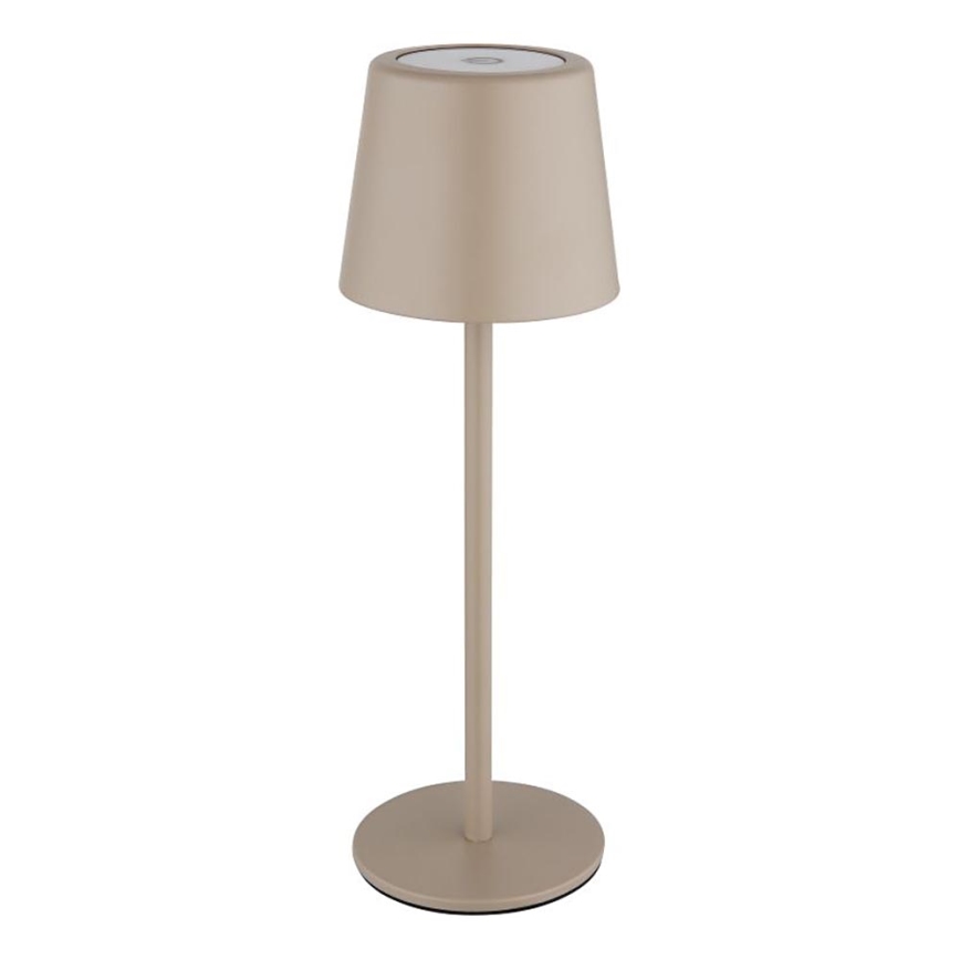 Globo - LED Ściemnialna zewnętrzna dotykowa lampa stołowa LED/2W/5V 3000/4000/6000K 2200 mAh IP44 kremowa