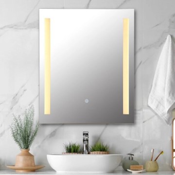 Globo - LED Ściemnialne podświetlane lustro łazienkowe LED/12W/230V 3000K IP44