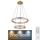Globo - LED Ściemnialny kryształowy żyrandol na lince LED/78W/230V 2700K-6000K + zdalne sterowanie