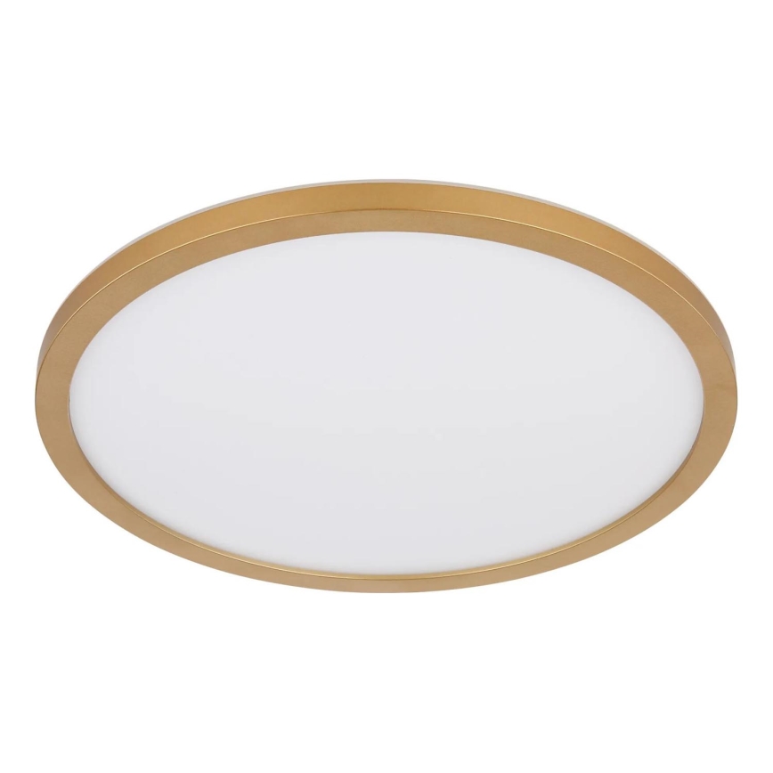 Globo - LED Ściemnialny plafon łazienkowy LED/24W/230V 3000K IP44 śr. 42 cm mosiądz