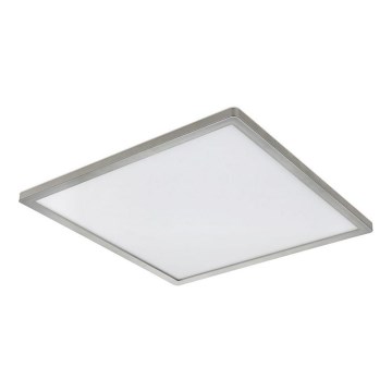 Globo - LED Ściemnialny plafon łazienkowy LED/24W/230V 42x42 cm IP44 matowy chrom