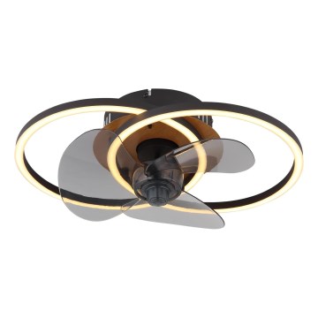 Globo - LED Ściemnialny wentylator sufitowy LED/24W/230V 2700-6500K + pilot zdalnego sterowania