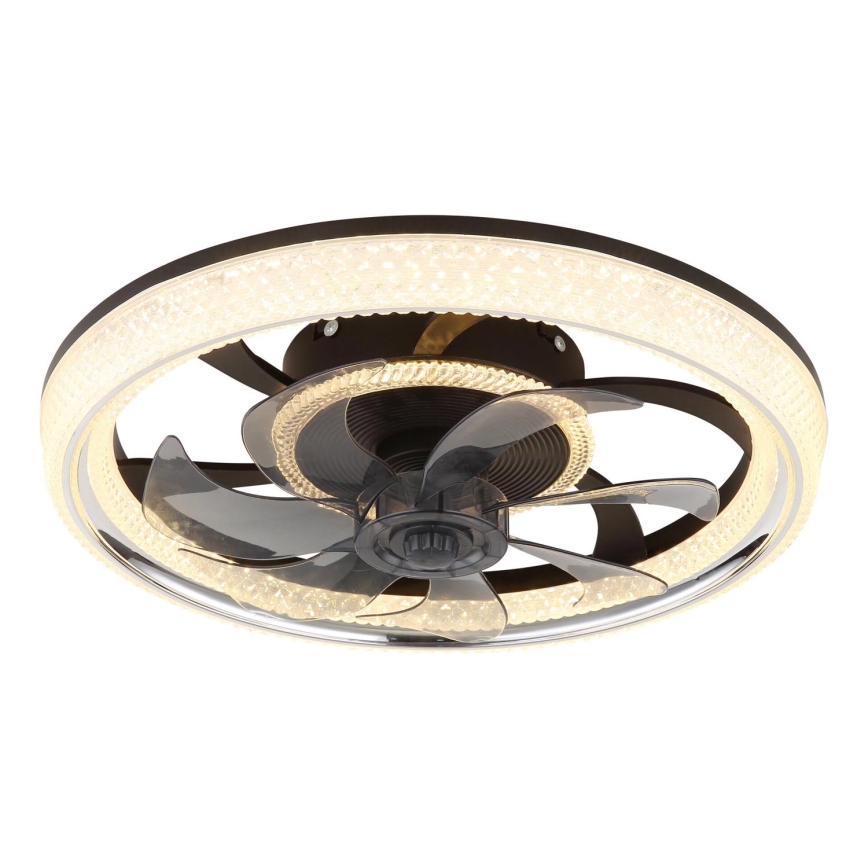 Globo - LED Ściemnialny wentylator sufitowy LED/30W/230V 2700-6000K + pilot zdalnego sterowania