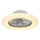 Globo - LED Ściemnialny wentylator sufitowy LED/40W/230V 3000-6500K + pilot zdalnego sterowania
