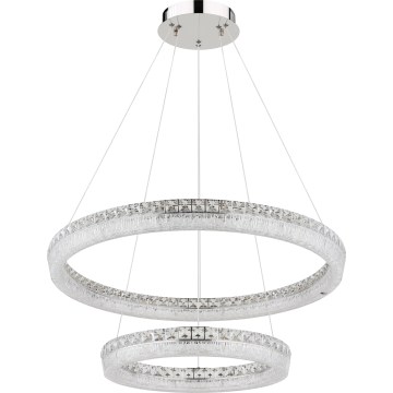 Globo - LED ściemnialny żyrandol na lince LED/72W/230V 2700-6000K przezroczysty + pilot zdalnego sterowania