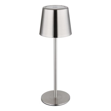 Globo - LED Ściemniana dotykowa ładowalna lampka stołowa LED/2W/3,7V 3000/4000/6000K 2200 mAh błyszczący chrom