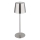 Globo - LED Ściemniana dotykowa ładowalna lampka stołowa LED/2W/3,7V 3000/4000/6000K 2200 mAh błyszczący chrom