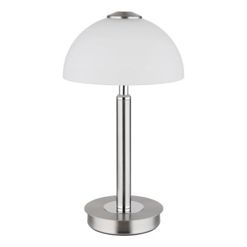 Globo - LED ściemniana dotykowa lampka stołowa LED/7W/230V 3000K matowy chrom