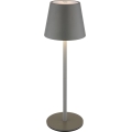 Globo - LED ściemniana, dotykowo sterowana, ładowalna zewnętrzna lampa stołowa 3w1 LED/3W/5V 3000/4000/5000K IP54 1800 mAh szara