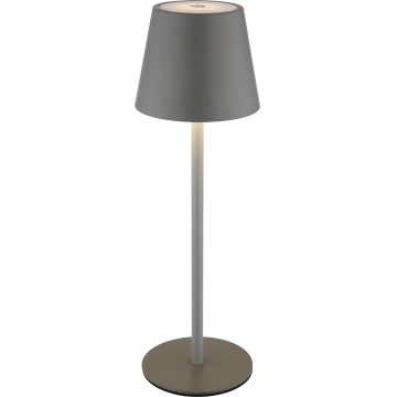 Globo - LED ściemniana, dotykowo sterowana, ładowalna zewnętrzna lampa stołowa 3w1 LED/3W/5V 3000/4000/5000K IP54 1800 mAh szara