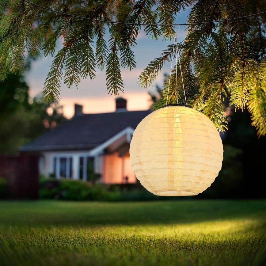 Globo - LED Solarna lampa wisząca LED/0,5W/3V IP44 beżowa
