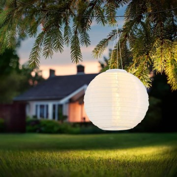 Globo - LED Solarna lampa wisząca LED/0,5W/3V IP44 biała