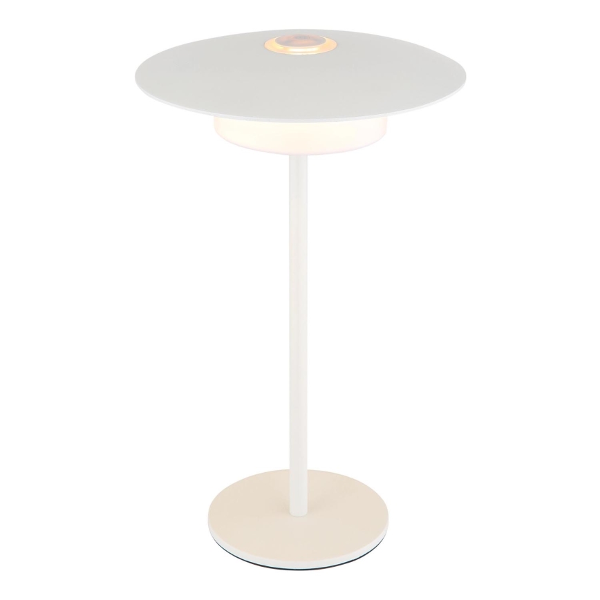 Globo - LED Zewnętrzna akumulatorowa dotykowa lampa stołowa LED/3W/3,7V 1800/2700/3000K IP44 1800 mAh biała
