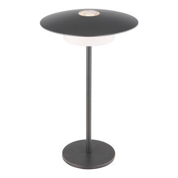 Globo - LED Zewnętrzna akumulatorowa dotykowa lampa stołowa LED/3W/3,7V 1800/2700/3000K IP44 1800 mAh szara