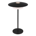 Globo - LED zewnętrzna ładowalna lampa stołowa dotykowa LED/3W/3,7V 1800/2700/3000K IP44 1800 mAh czarna