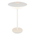 Globo - LED zewnętrzna ładowalna lampa stołowa z dotykowym sterowaniem LED/3W/3,7V 1800/2700/3000K IP44 1800 mAh biała