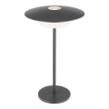 Globo - LED zewnętrzna ładowalna lampa stołowa z dotykowym sterowaniem LED/3W/3,7V 1800/2700/3000K IP44 1800 mAh szara