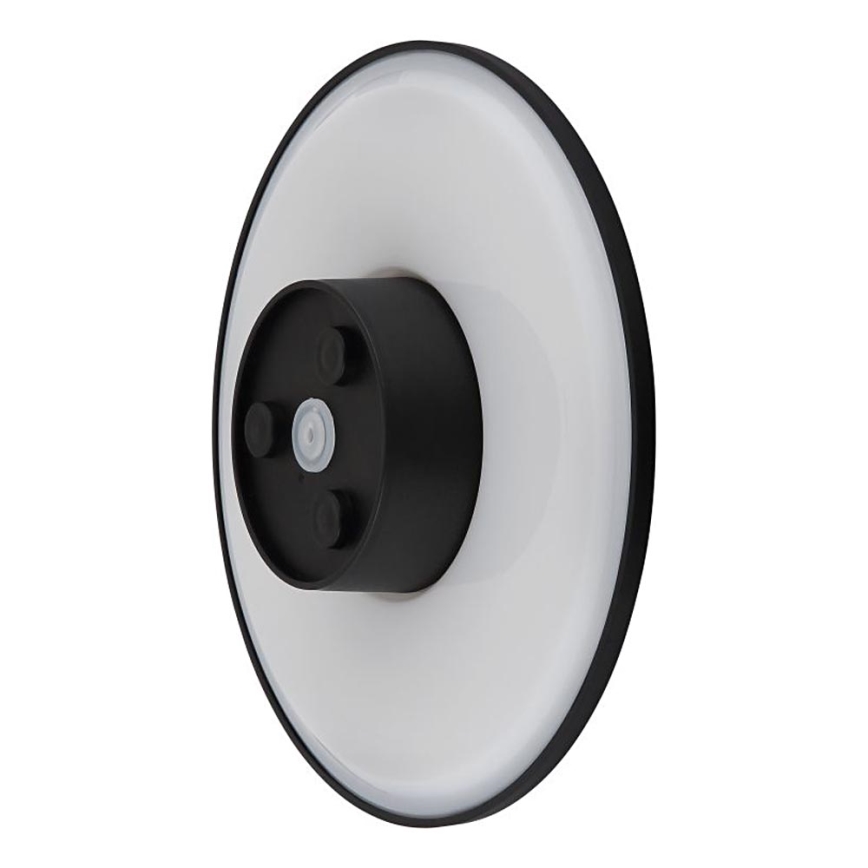 Globo - LED zewnętrzna lampa ścienna LED/15W/230V 3000/4000/6000K śr. 25,2 cm IP44 czarna