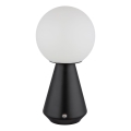 Globo - LED zewnętrzna lampa stołowa z dotykowym ściemniaczem LED/1,5W/5V 3000/4500/6500K 1800 mAh IP41 czarna