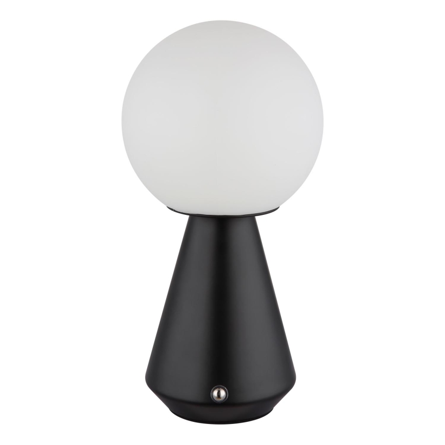 Globo - LED zewnętrzna lampa stołowa z dotykowym ściemniaczem LED/1,5W/5V 3000/4500/6500K 1800 mAh IP41 czarna