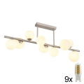 Globo - LED Żyrandol 9xG9/3W/230V matowy chrom