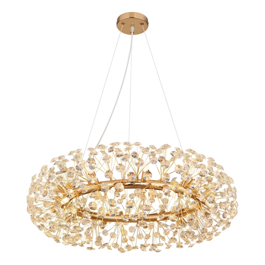 Globo - LED Żyrandol kryształowy na lince 20xG9/3,5W/230V