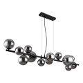 Globo - LED Żyrandol na lince 13xG9/3,5W/230V dymny/czarny