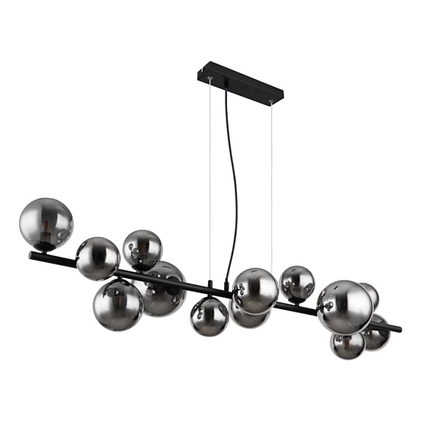 Globo - LED Żyrandol na lince 13xG9/3,5W/230V dymny/czarny