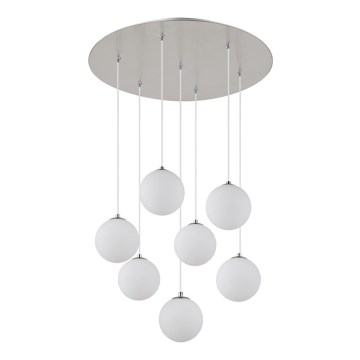 Globo - LED Żyrandol na lince 7xG9/3,5W/230V biały