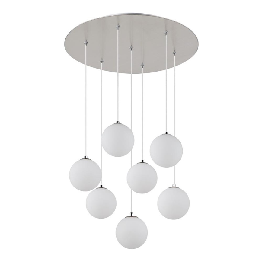 Globo - LED Żyrandol na lince 7xG9/3,5W/230V biały