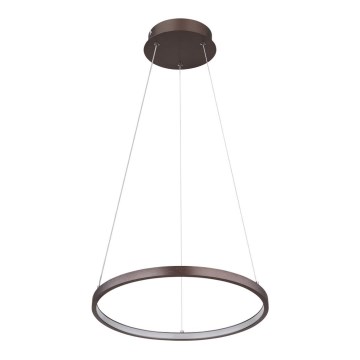 Globo - LED Żyrandol na lince LED/19W/230V brązowy