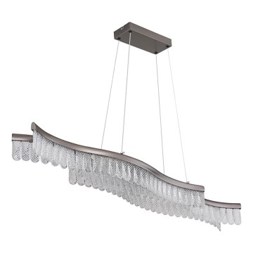 Globo - LED Żyrandol na lince LED/35W/230V 3200K matowy chrom