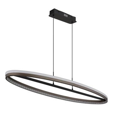 Globo - LED Żyrandol na lince LED/60W/230V 3000/4000/6000K brązowy