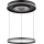 Globo - LED Żyrandol ściemnialny na lince LED/54W/230V 2700-6500K śr. 60 cm czarny + pilot zdalnego sterowania