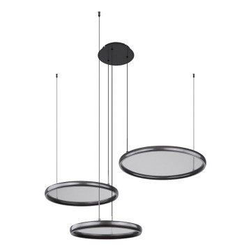 Globo - LED Żyrandol ściemnialny na lince LED/55W/230V 2700-6000K czarny + zdalne sterowanie