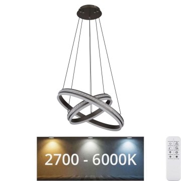 Globo - LED Żyrandol ściemnialny na lince LED/60W/230V 2700K-6000K + zdalne sterowanie