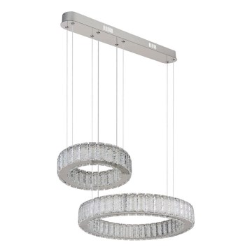Globo - LED Żyrandol ściemnialny na lince LED/80W/230V 2700-6000K + pilot zdalnego sterowania