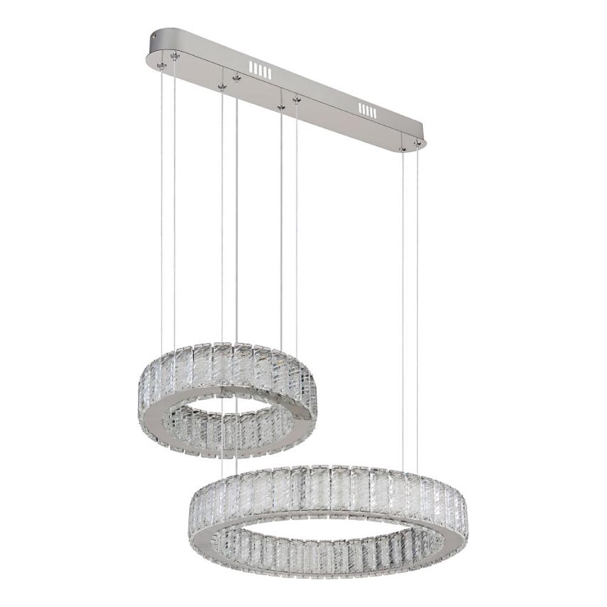 Globo - LED Żyrandol ściemnialny na lince LED/80W/230V 2700-6000K + pilot zdalnego sterowania