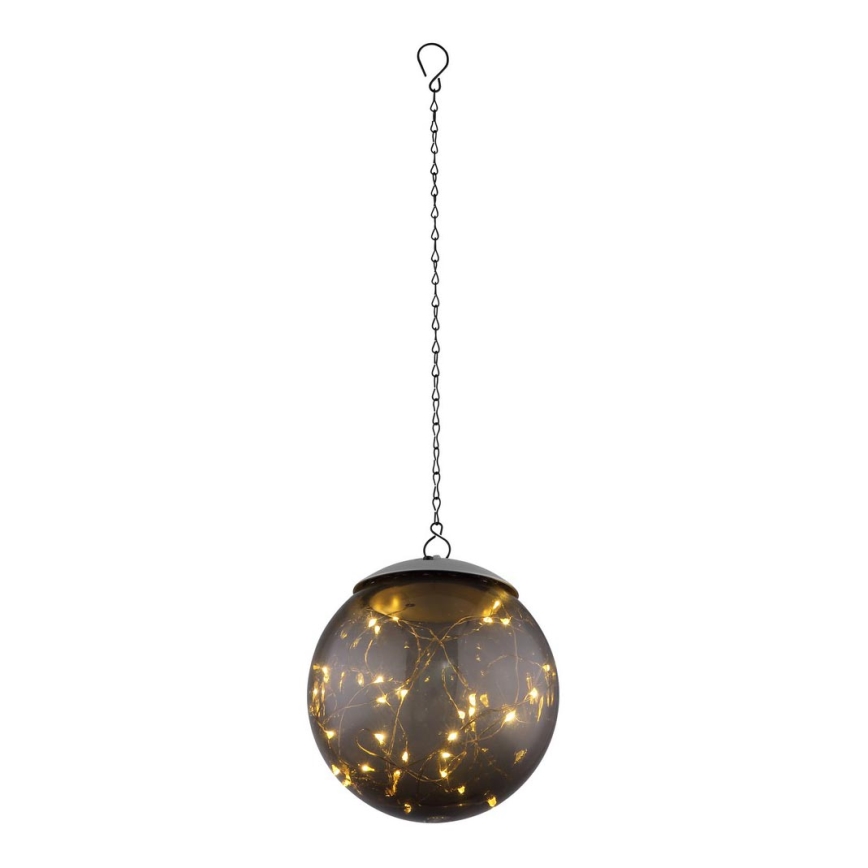 Globo - LED Żyrandol solarny na łańcuchu 20xLED/0,06W/1,2V śr. 15 cm IP44 600 mAh
