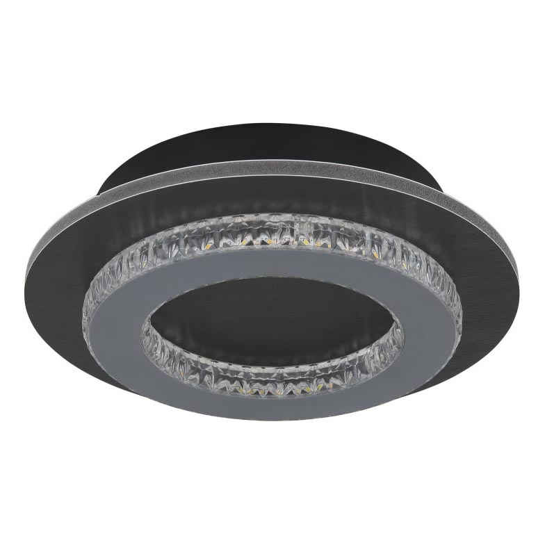 Globo - Oprawa sufitowa LED/12W/230V 3000/4000/6500K Ø 20 cm antracyt
