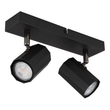 Globo - Oświetlenie punktowe 2xGU10/25W/230V czarny