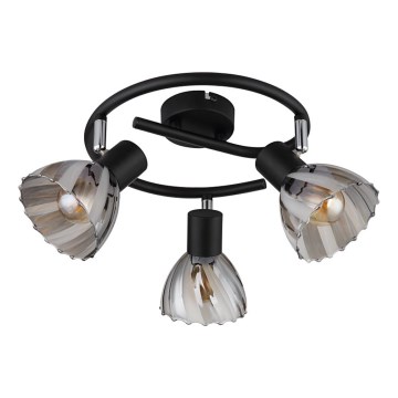 Globo - Oświetlenie punktowe 3xE14/40W/230V czarny