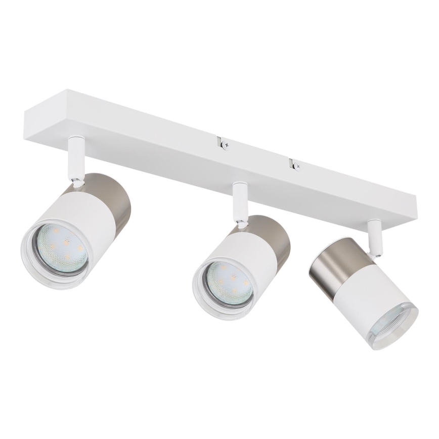 Globo - Oświetlenie punktowe 3xGU10/25W/230V biały/matowy chrom
