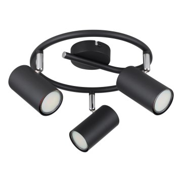 Globo - Oświetlenie punktowe 3xGU10/25W/230V czarne