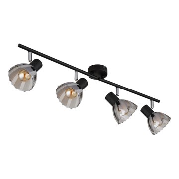Globo - Oświetlenie punktowe 4xE14/40W/230V czarny