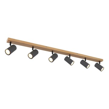Globo - Oświetlenie punktowe 6xGU10/35W/230V brązowe/czarne
