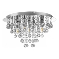 Globo - Plafon 5xE14/40W/230V śr. 46 cm chrom błyszczący