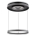 Globo - Regulowany żyrandol LED na linkach LED/54W/230V 2700-6500K śr. 60 cm czarny + pilot do zdalnego sterowania